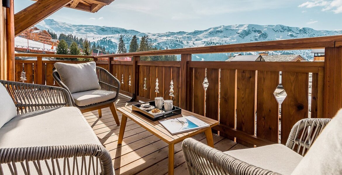 Luxury apartment for rent in Le Rond-point in Méribel 