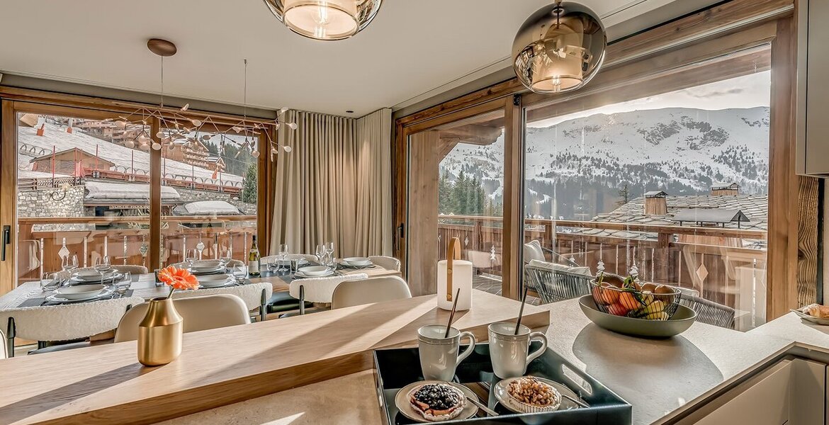 Luxury apartment for rent in Le Rond-point in Méribel 