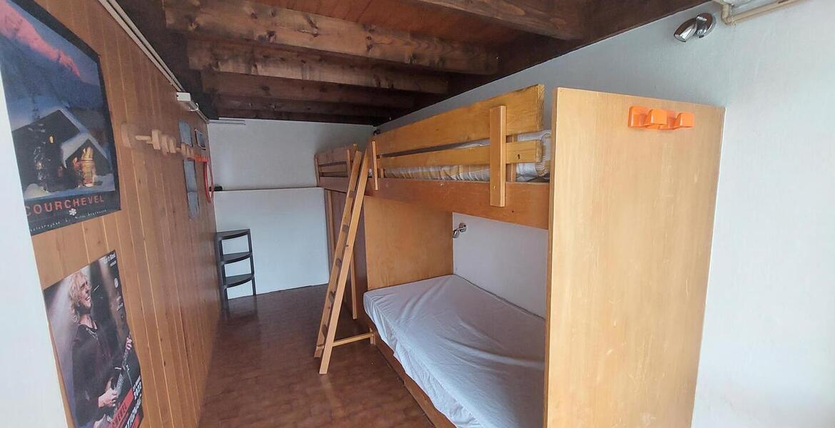 COURCHEVEL 1350 - LE PRAZ ONE BEDROOM APARTMENT WITH MEZZANI