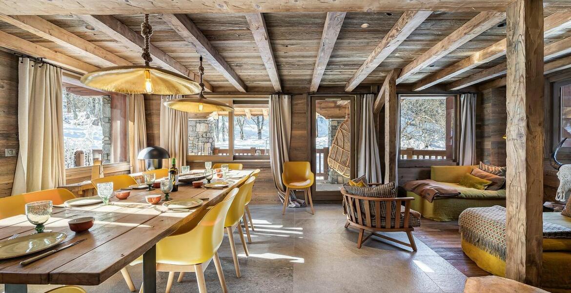 Chalet Meribel with 400 sqm and 5 bedrooms