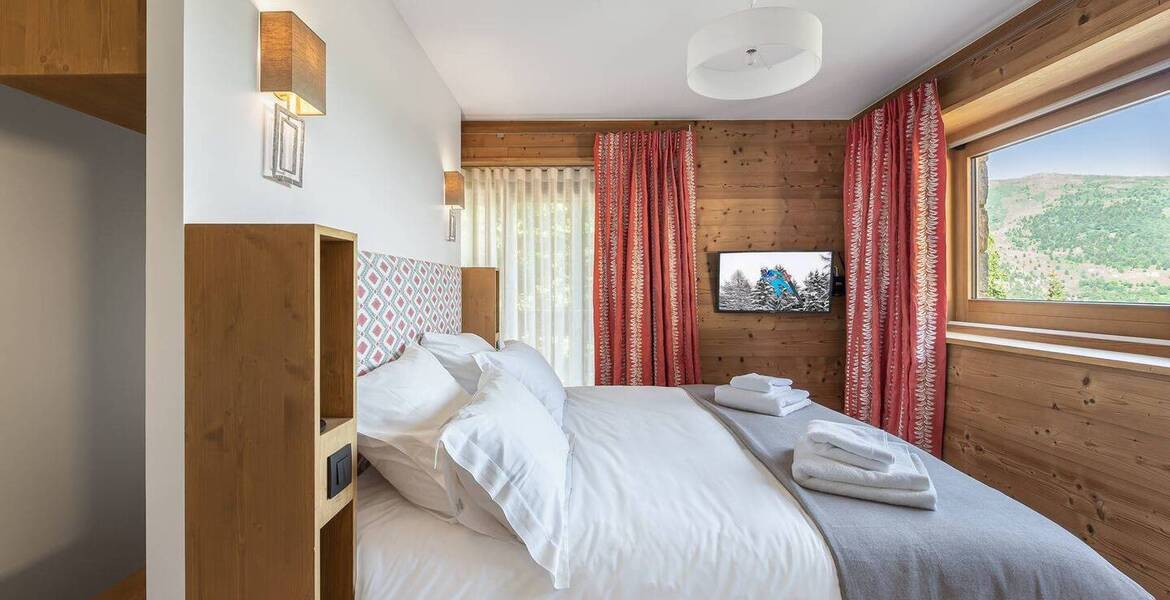 For rental chalet in Méribel with 195 sqm and 5 bedrooms