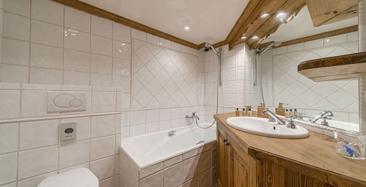This 200m2 Chalet in Plantret, Courchevel 1850  is for rent 
