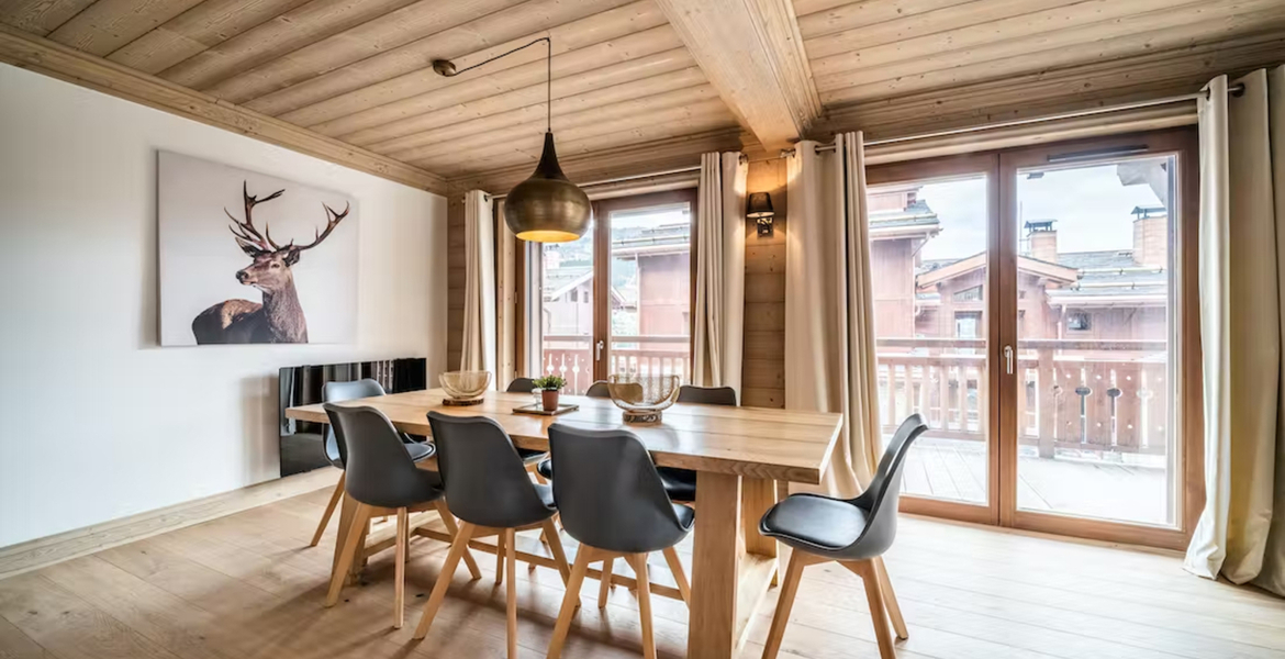 Apartment duplex for rent in Courchevel Moriond