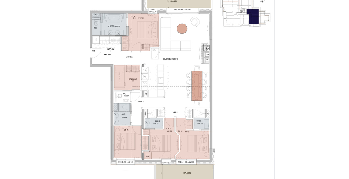 Apartment for rent in Méribel