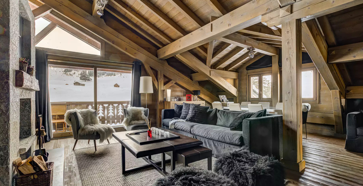 Duplex in Belvédère, Courchevel 1650 for rent for 8 Guests 
