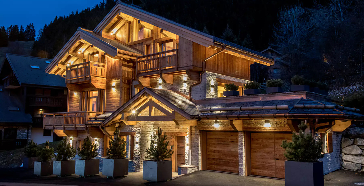 Chalet ideally located in the ski resort of Meribel