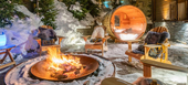 Just a few steps from the centre of Courchevel 1850 village,