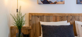 Wake up to a cosy atmosphere and peek out of the window to d