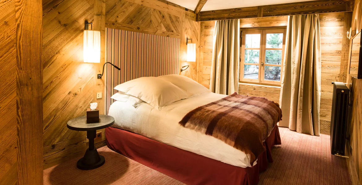 The chalet blends in perfectly with its surroundings