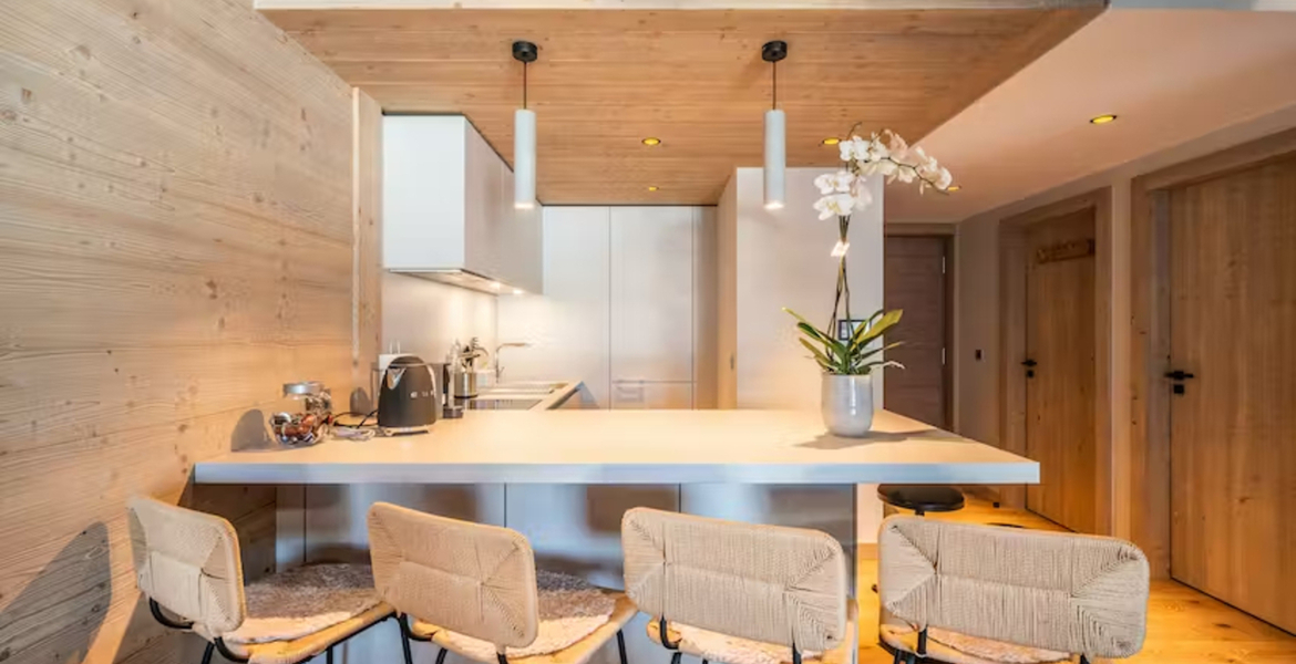 The residence  is located at the heart of Courchevel Village