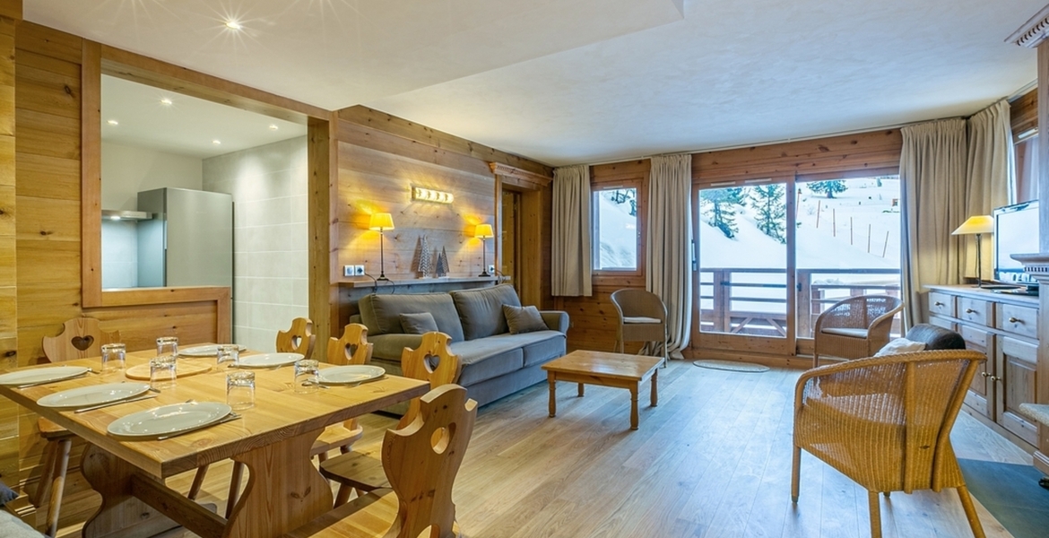 Apartment for rent in residence at the Rond-Point des Pistes
