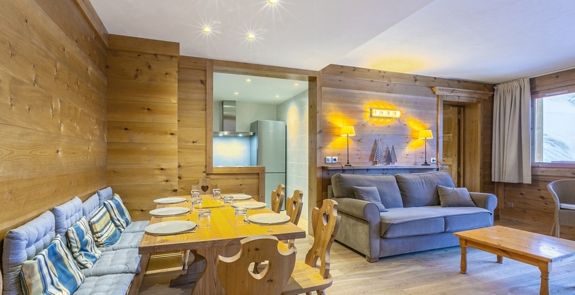 Apartment for rent in residence at the Rond-Point des Pistes