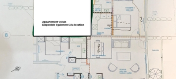 Apartment for rent in residence at the Rond-Point des Pistes