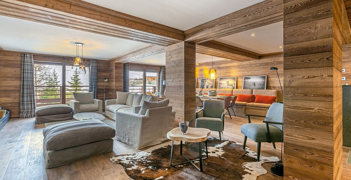 Luxury flat with a surface area of 200 m² in Meribel