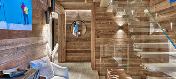 This is a luxury chalet in Megève for 16 people with 400 m² 
