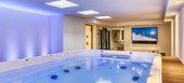 This is a luxury chalet in Megève for 16 people with 400 m² 