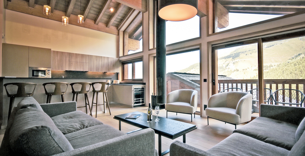 Magnificent 143m² 5-room duplex apartment in Méribel 