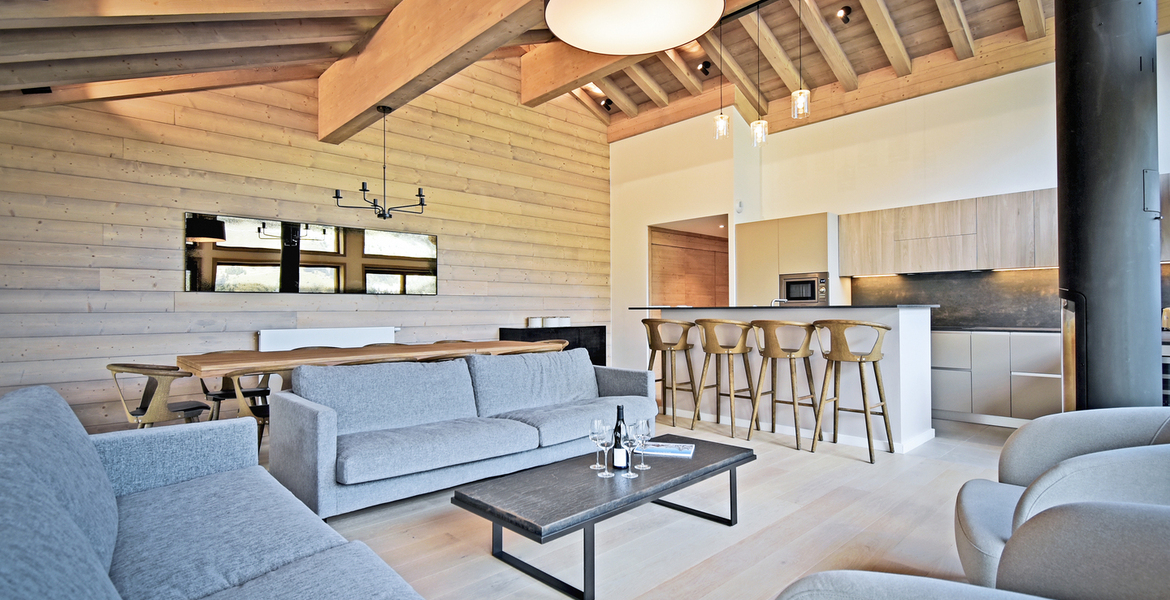 Magnificent 143m² 5-room duplex apartment in Méribel 
