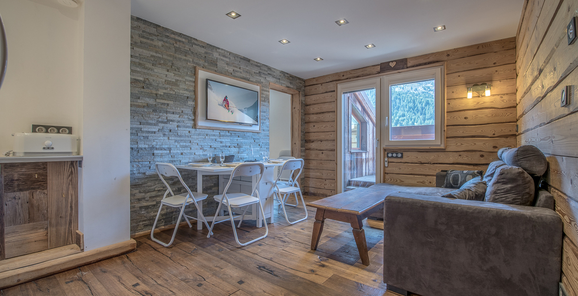 Flat in the heart of the Meribel resort