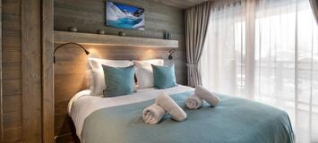 The duplex flat in Meribel