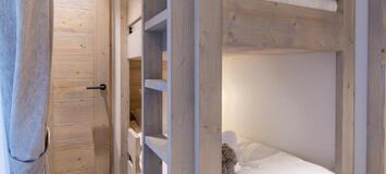 The flat á Meribel, located on the 1st floor 