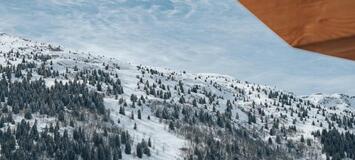 The duplex penthouse in Meribel