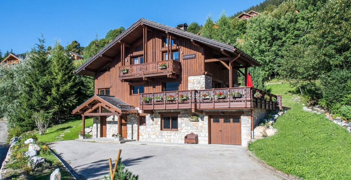 This chalet is a luxury ski chalet in Meribel