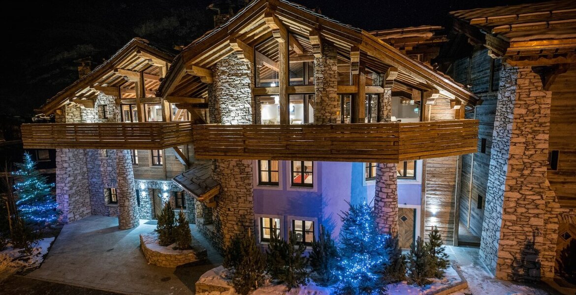 This luxury chalet rental in Val d'Isère Alps France 