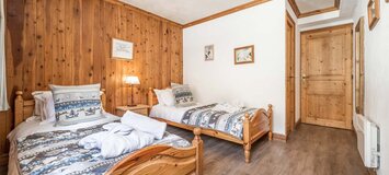 This chalet  is located in the Le Cret area of the resort
