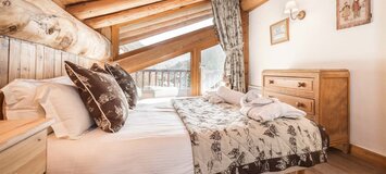 This chalet  is located in the Le Cret area of the resort