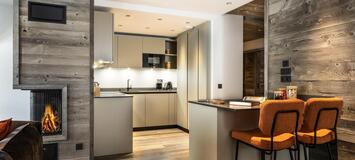 The duplex flat for rent in Meribel