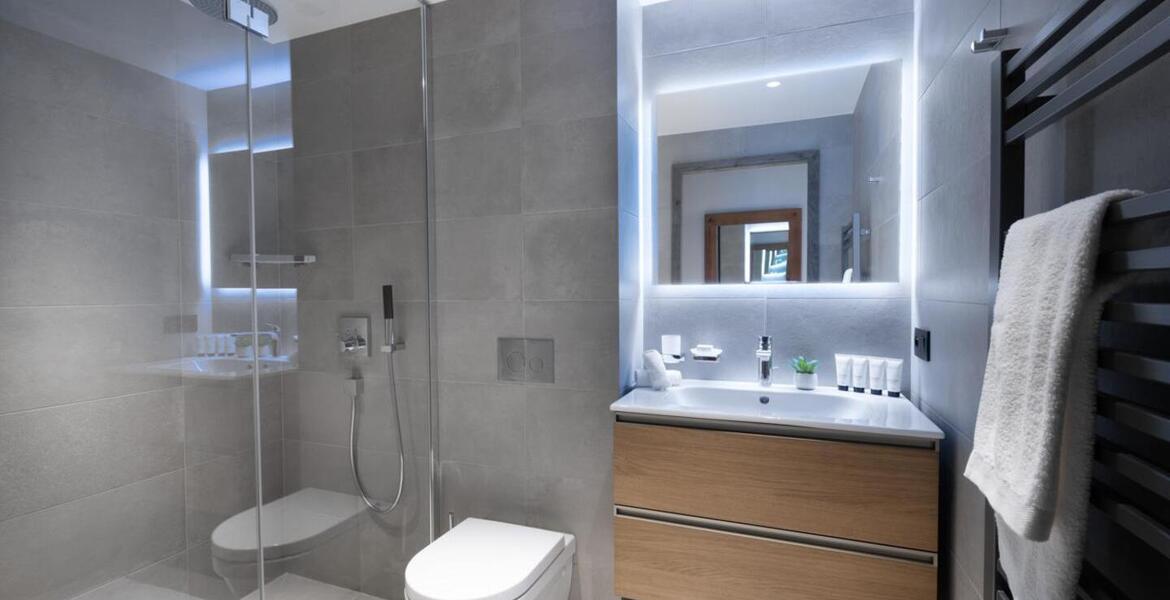 The duplex flat for rent in Meribel