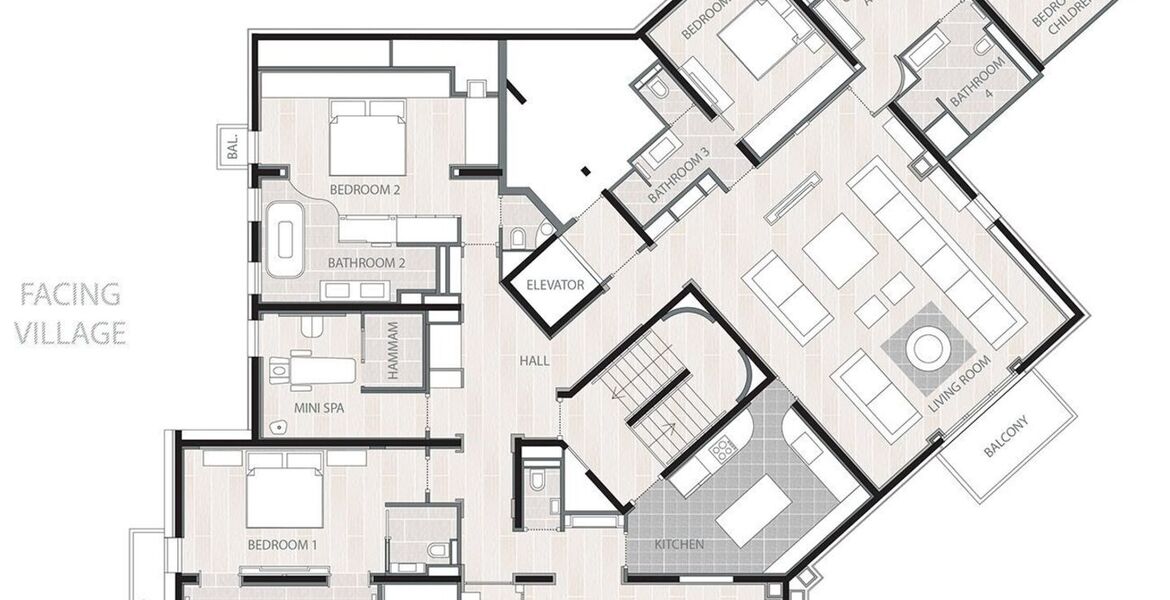Apartamento de lujo en alquiler en Courchevel 1850