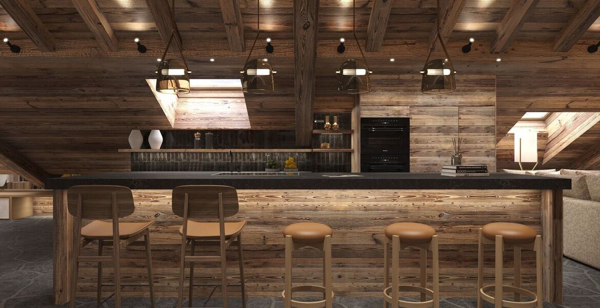 Penthouse for rent in Meribel