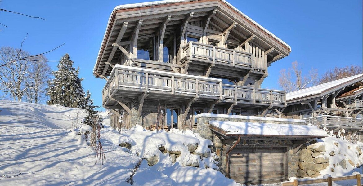 Luxury Chalet in Megève with Stunning Mont Blanc Views