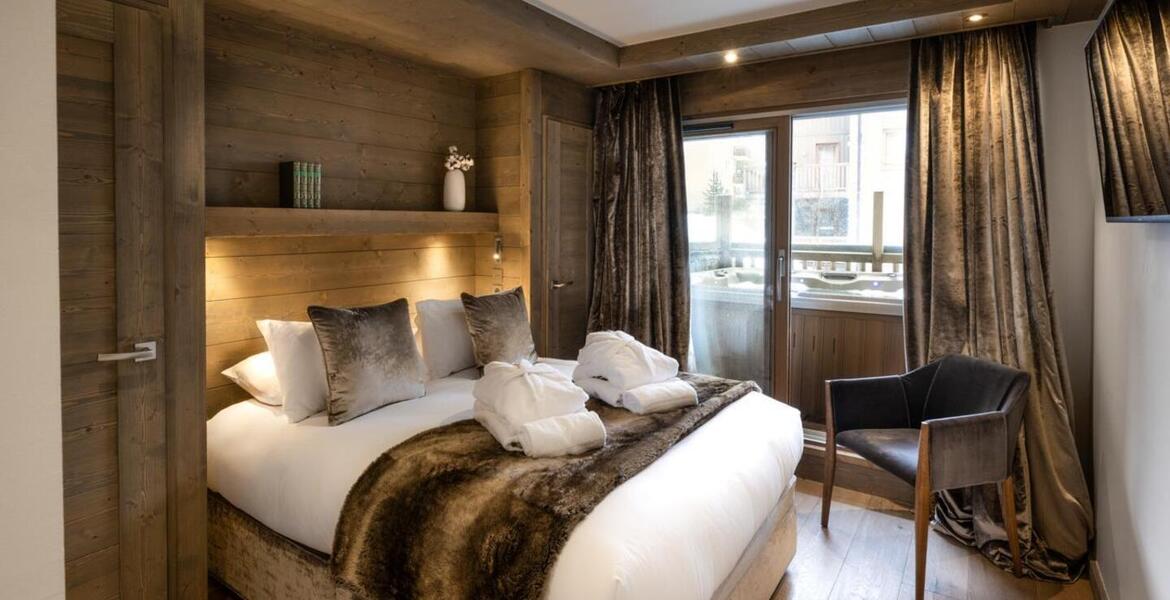The penthouse in Courchevel 1650 Moriond