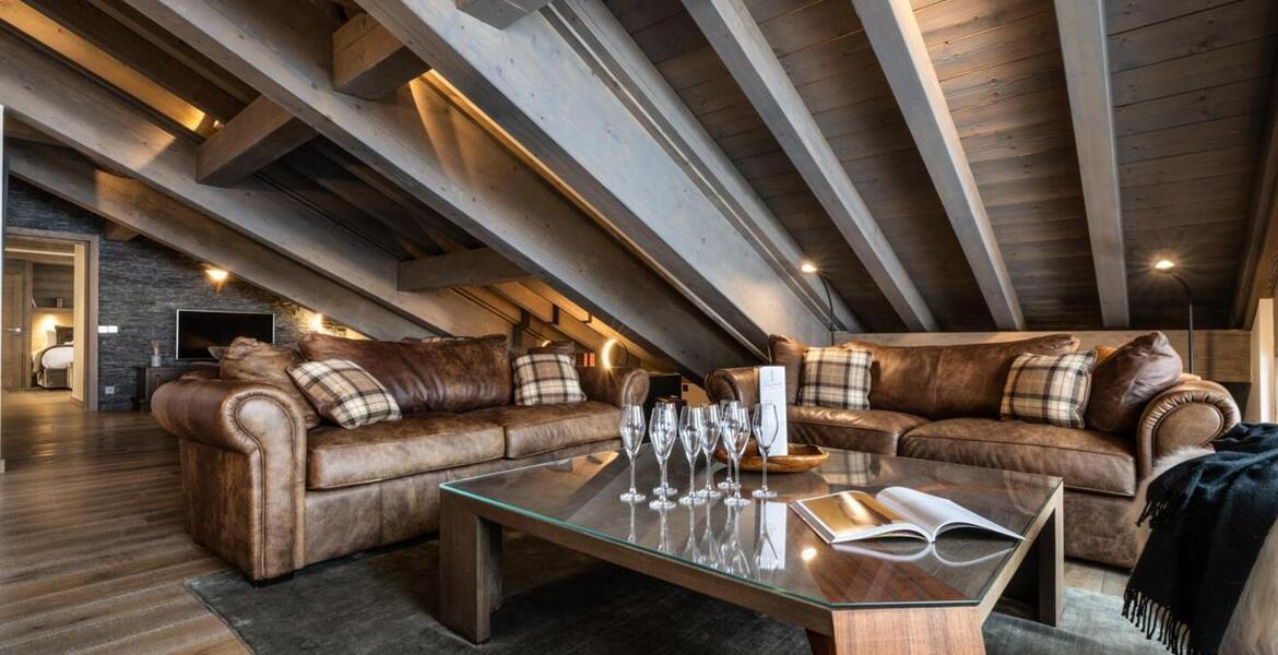 The penthouse in Courchevel 1650 Moriond
