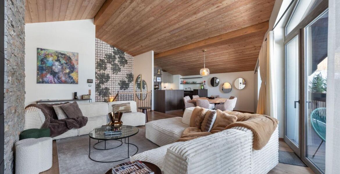 Luxury Ski-In/Ski-Out Duplex Apartment in Courchevel 1850