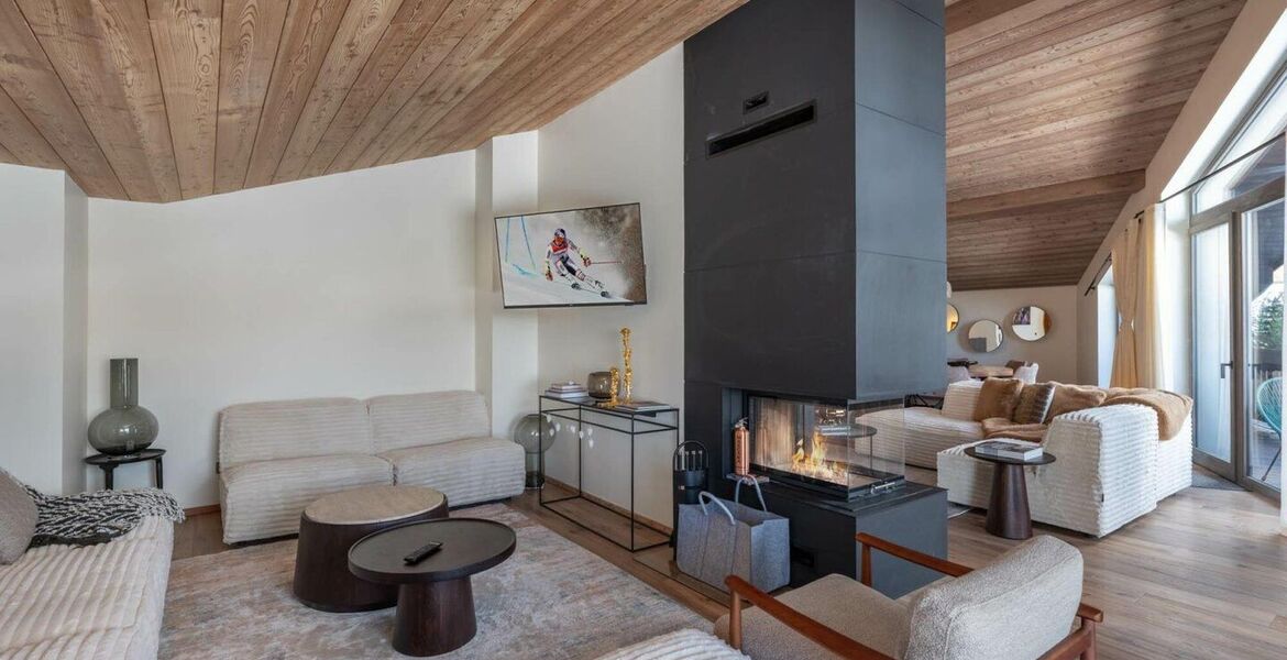 Luxury Ski-In/Ski-Out Duplex Apartment in Courchevel 1850
