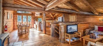 Cozy Log Cabin Chalet in La Tania, Three Valleys