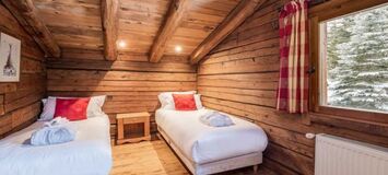 Cozy Log Cabin Chalet in La Tania, Three Valleys