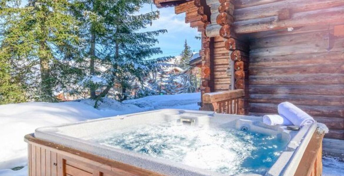Cozy Log Cabin Chalet in La Tania, Three Valleys