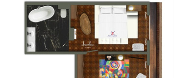 Modern Suite with Balcony in courchevel 1850