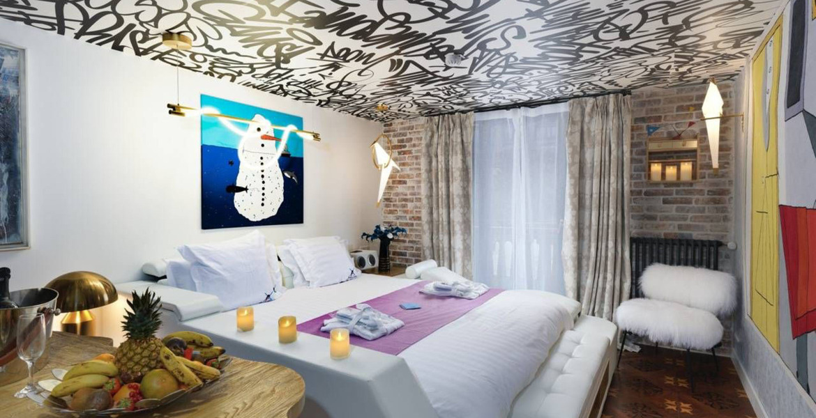 Modern Suite with Balcony in courchevel 1850