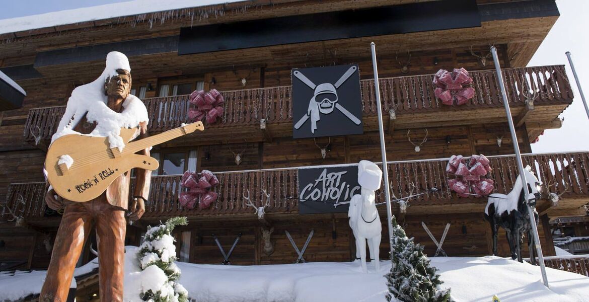 Modern Suite with Balcony in courchevel 1850