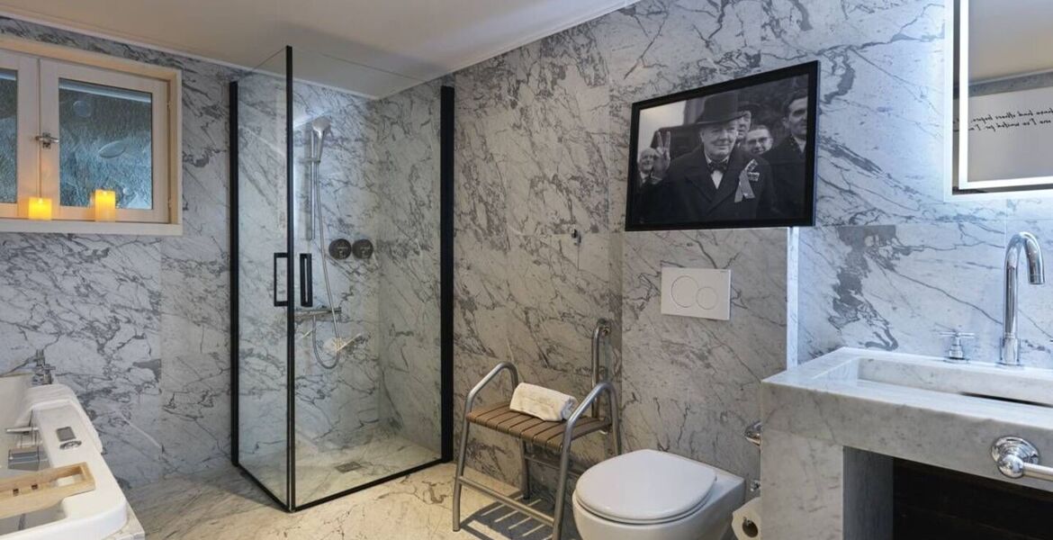 Elegant Suite with Fireplace and Jacuzzi in courchevel 1850