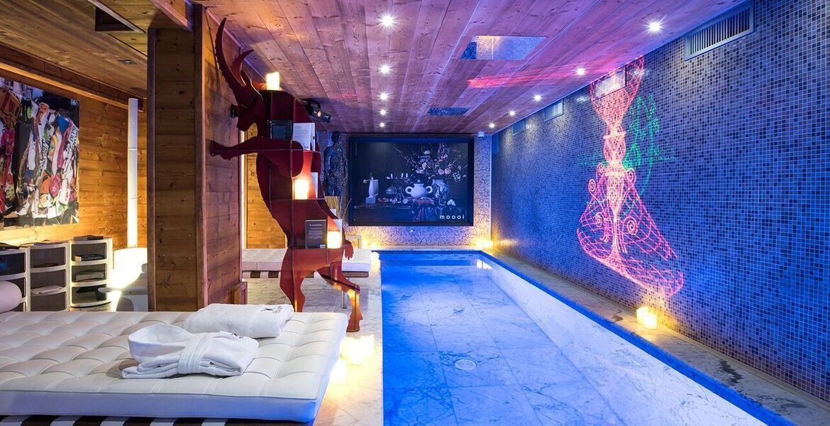Modern Room with Direct Access to Indoor Pool