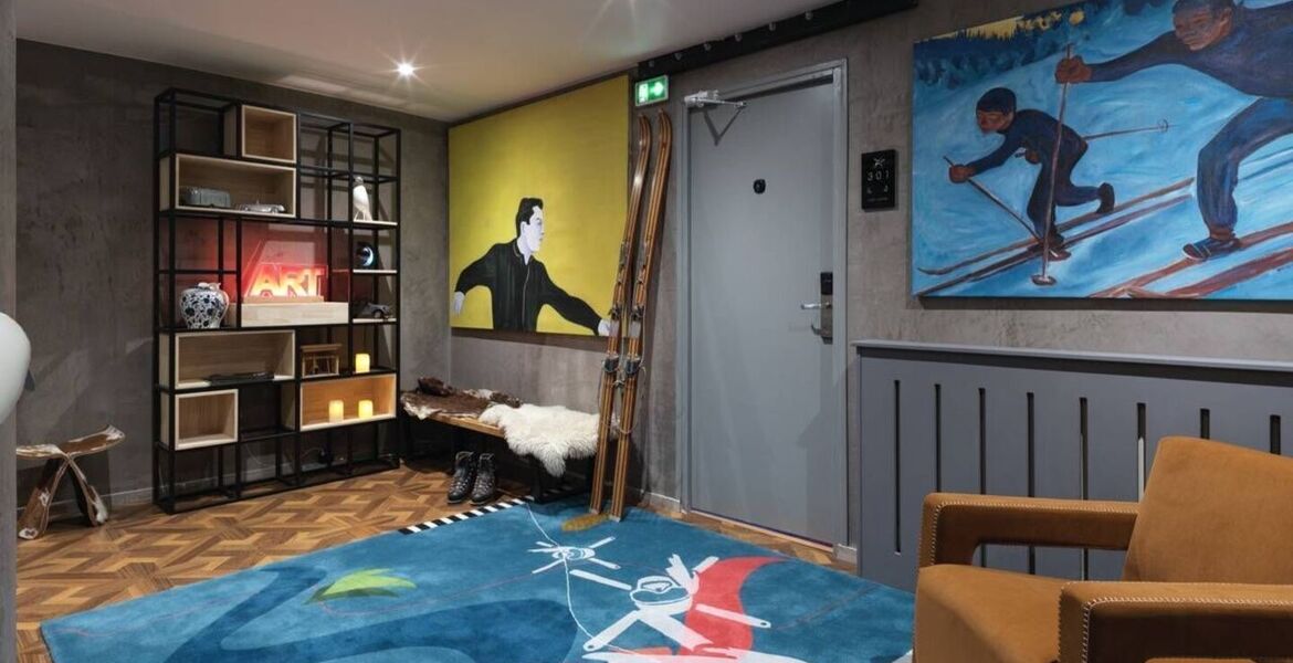 Modern Room with Direct Access to Indoor Pool