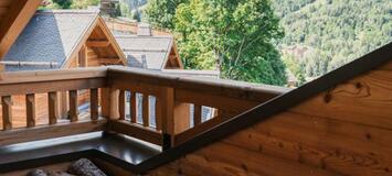 The duplex penthouse in Meribel