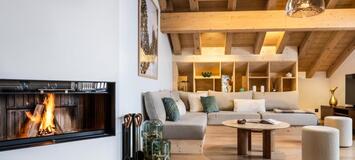 The duplex penthouse in Meribel
